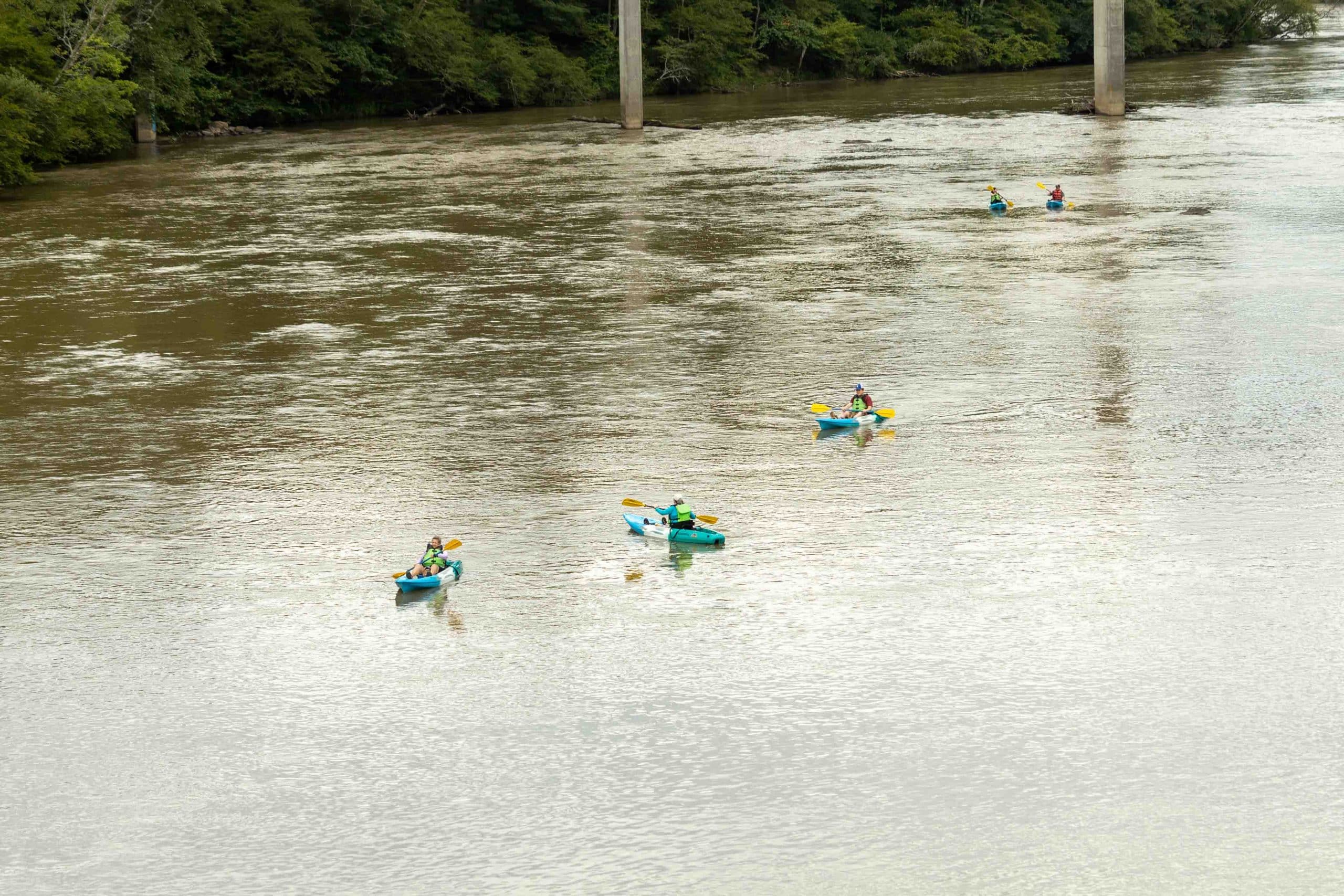 Self Guided Kayaking by the Biltmore Asheville Adventure Company