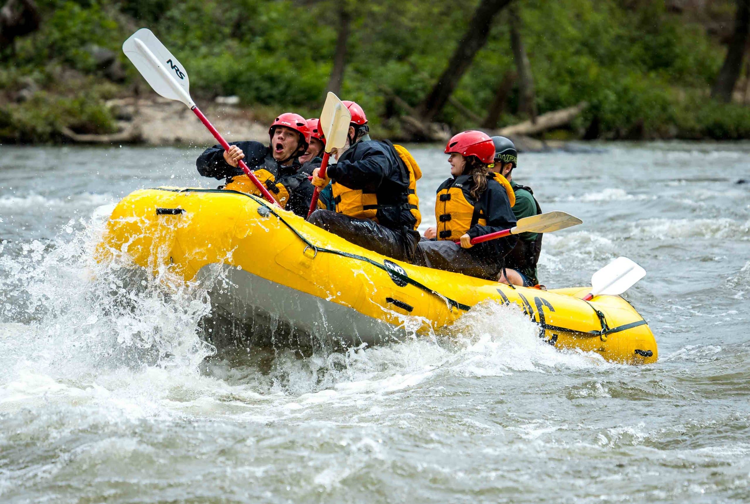 French Broad Section 9 Whitewater Rafting - Asheville Adventure Co