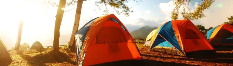 camping banner