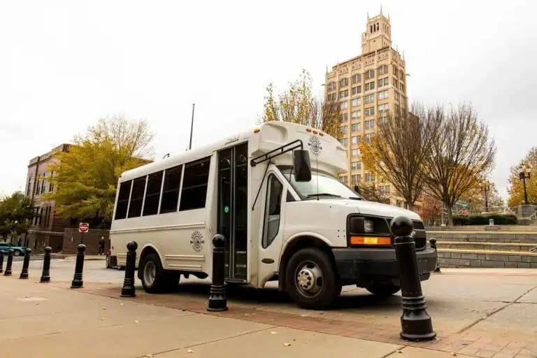 White Party Bus